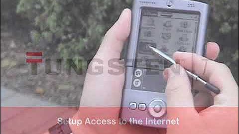 Palm Tungsten T with bluetooth Ericsson T39m (Video from april 2007 hosted on palm.com)