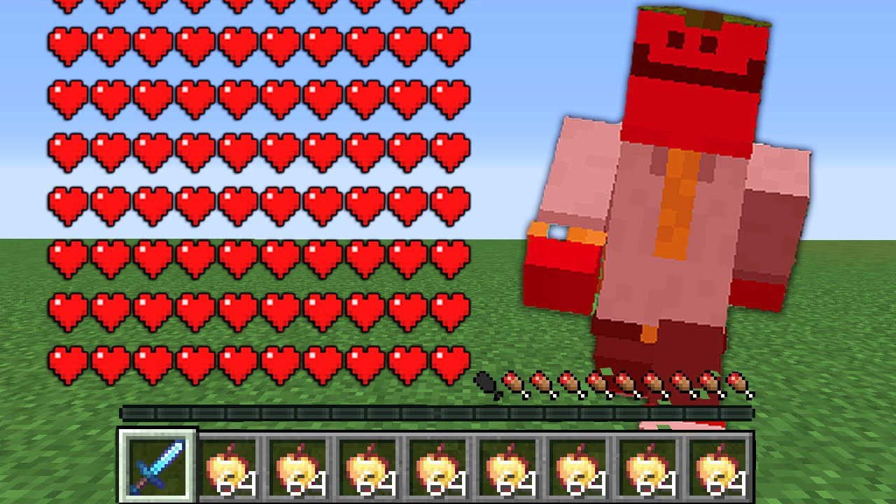 Minecraft, But Taking Damage Multiplies Your Health...