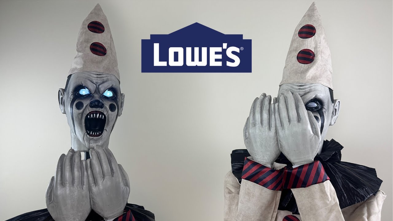Peek-A-Boo Vintage Clown Animatronic 2025 Lowe's Unboxing & Demo