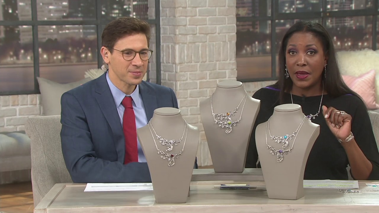 Sterling Silver 2.00 ct Gemstone Necklace by Or Paz on QVC