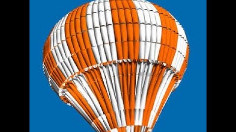 Fluid Structure interaction of Parachute (Ansys FSI)