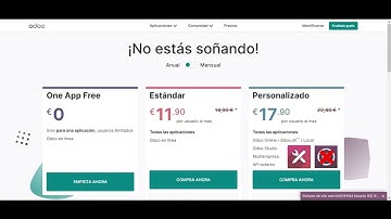Este es el nuevo plan de precios de Odoo ERP
