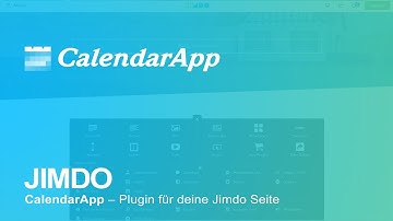 CalendarApp – Belegungskalender Plugin für deine Jimdo Seite