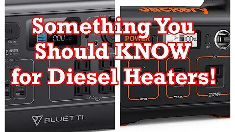 Troubleshooting at camp a Bluetti vs Jackery for Diesel Heaters!