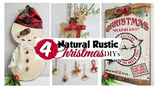 🎄 Natural Rustic CHRISTMAS DIY Decor | Rustic CHRISTMAS Decor | Christmas DIY (2020)