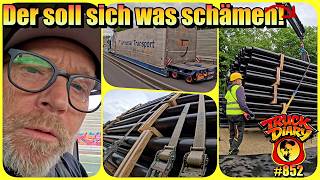 Der soll sich was schämen! / Truck diary #852