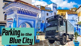 This ENTIRE CITY is BLUE  ► | OVERLANDING Chefchaouen MOROCCO