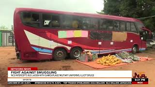 Customs Intercepts Bus Loaded With Military Uniforms, Suspected Cannabis