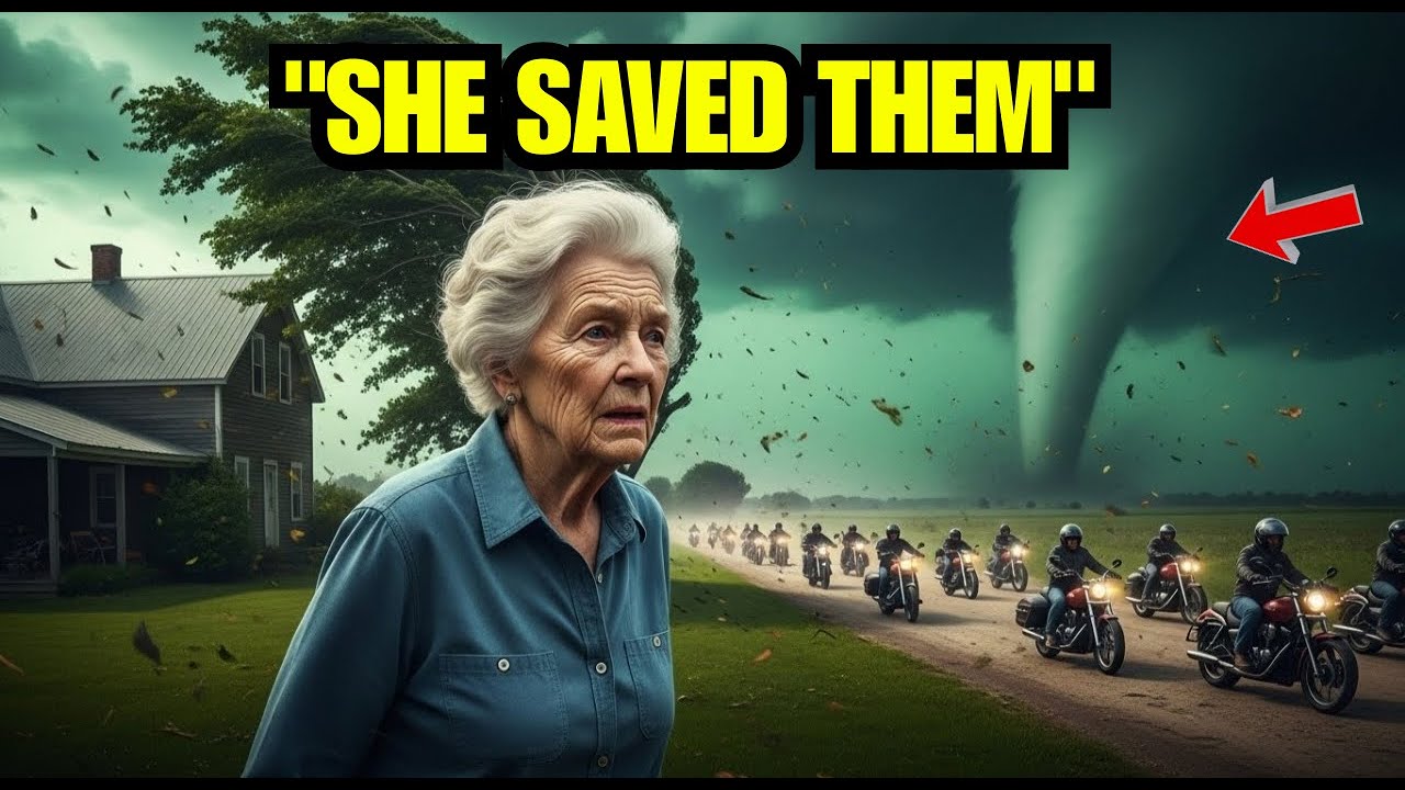 She hid 79 Hells Angels from a tornado. Days later, 300 bikers returned to change her life