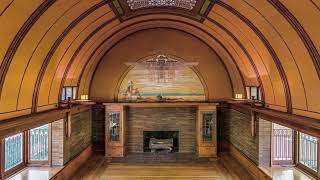 Frank Lloyd Wright’s Oak Park Home and Studio: A view of several earlier homes and Unity Temple too Profile