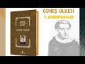 TOMMASO CAMPANELLA GÜNEŞ ÜLKESİ  | KİTAP ANALİZİ