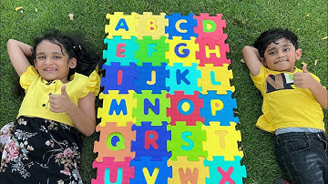 The Scavenger Hunt Game ⛳️  || Find the Alphabets in the Park !