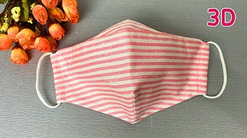 3d mask making. Beautiful mask design. Pattern No Fog On Glasses | Fabric Face Mask ideas