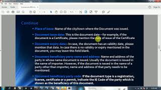 SUPPORTING DOCUMENT PROCEDURES IN eROYAL IMPEX WEB BASED - TAMIL