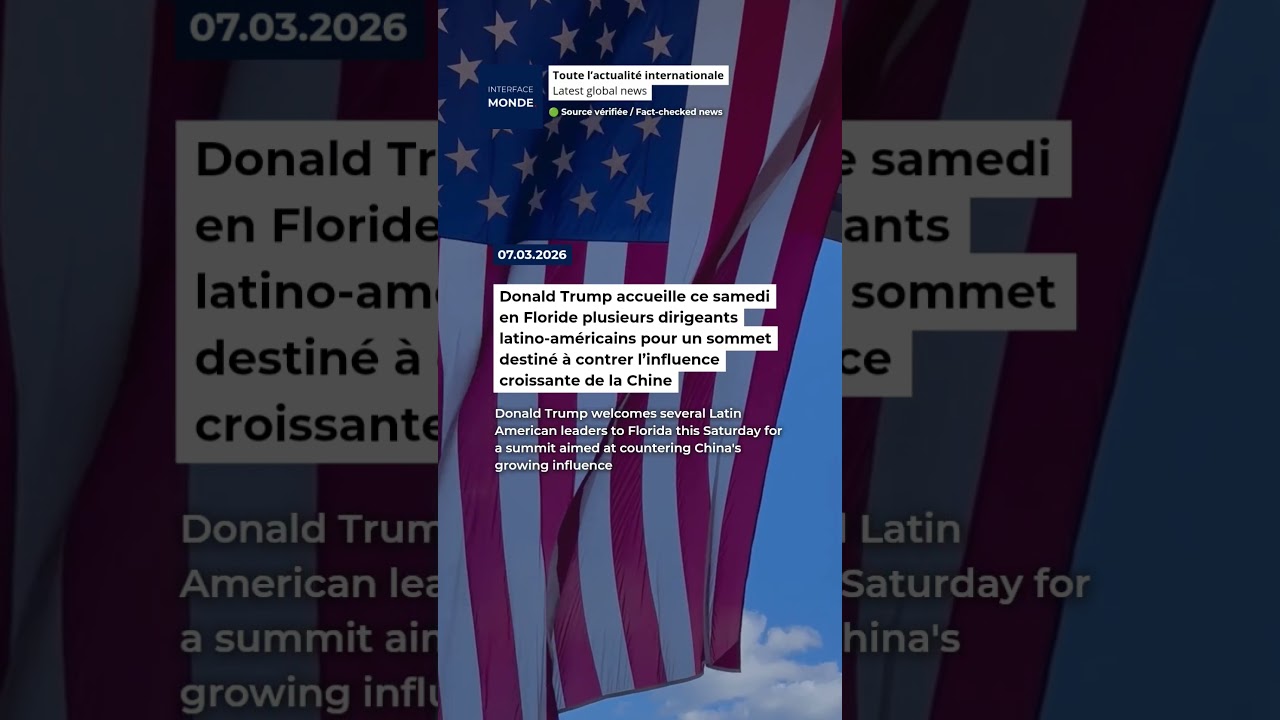 Donald Trump accueille ce samedi en Floride plusieurs dirigeants latino‑américains