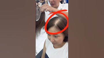 Tóc giả trung niên-mái che hói từ tóc thật tại Trung tóc giả #wigs #tocgia #humanhairwig #hair #wig