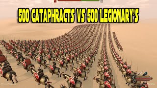 500 Cataphracts vs 500 Legionary's - Mount & Blade 2: Bannerlord