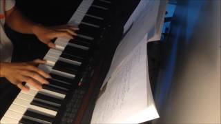 Video thumbnail of "Dan + Shay - From The Ground Up Piano Cover"