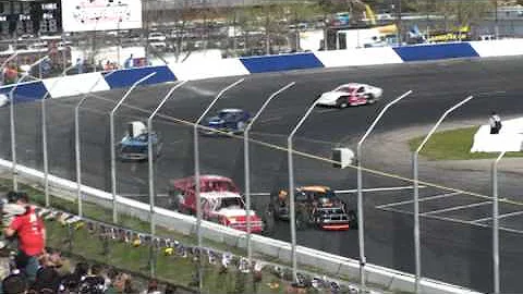 David Crouch racing his modified