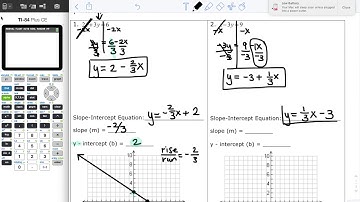 4.5 - Graphing from Standard Form