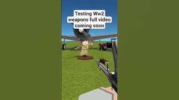 simple sandbox 2 new update 1.7.62 Testing Ww2 weapons in SSB2 SSB3 #viral #shorts #skibiditoilet