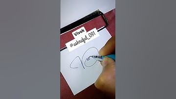 Vivek signature video #2023 #foryoupage #viveksignaturevideo#signature