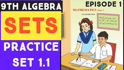9th Algebra| practice set 1.1| Chapter 1|sets|episode 1|Maharashtra board new syllabus