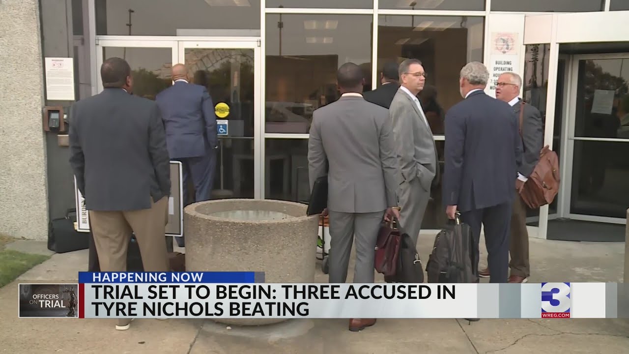 Federal trial begins for former officers charged in Tyre Nichols case ...
