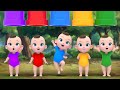 Color balls Rain Rain Go Away &amp; Seven Steps + more Nursery Rhymes &amp; Kids Songs | Kindergarten