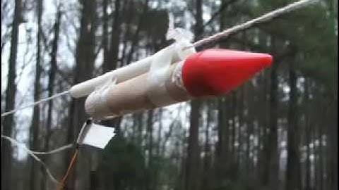 How to Light a Bonfire with Rockets