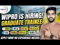 Wipro is hiring BCA, BSC, BBA , BA |BMS,Bvoc Graduates 2024/2025/2026 | Wipro WILP programming