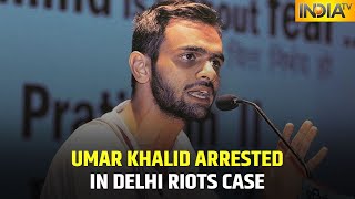 Former JNU Student Umar Khalid Arrested In Delhi Riots Case | IndiaTV News