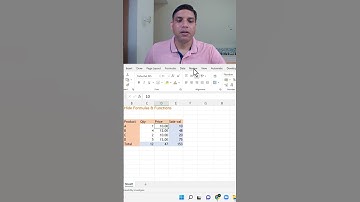 Hide formulas in Excel | Sheet Protection