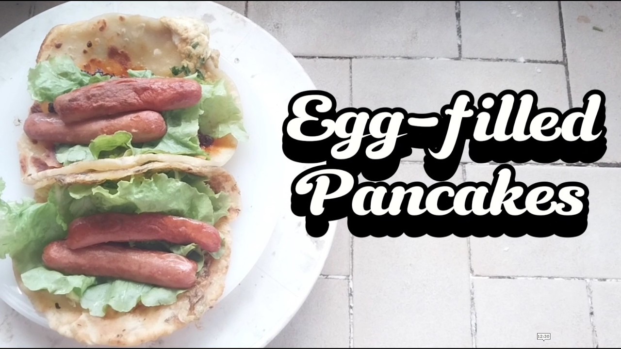 Egg-filled pancakes 【Crêpes aux œufs 】