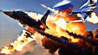 7 นาทีต่อมา Zet Su_57 ของรัสเซียยิงเครื่องบิน F_16 ของสหรัฐฯ ตก