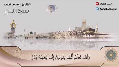 ﴿فإذا قرأت القرآن فاستعذ بالله من الشيطان الرجيم﴾ | القارئ : محمد أيوب