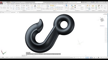 Autocad 3D Crane Hook model in autocad (ⓐⓤⓣⓞⓒⓐⓓⓒⓜⓓ) ✅