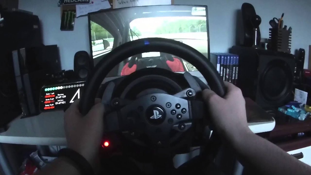 Project Cars  - Chest Mount ISAW test with HUD app test
