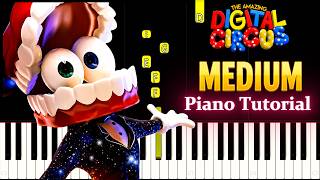 The One Who's Running the Show - Medium Piano Tutorial | The Amazing Digital Circus