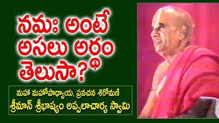 నమః అంటే అసలు అర్థం తెలుసా | Sribhashyam Appalacharyulu | Ramayanam | Kopparapu Kavulu