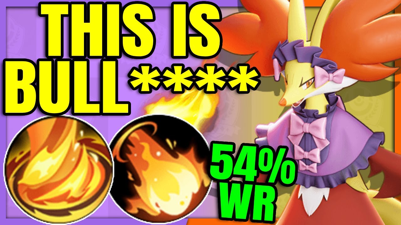 SO TOXIC this BUILD is DELPHOX's Highest Win Rate Moveset | Pokemon ...
