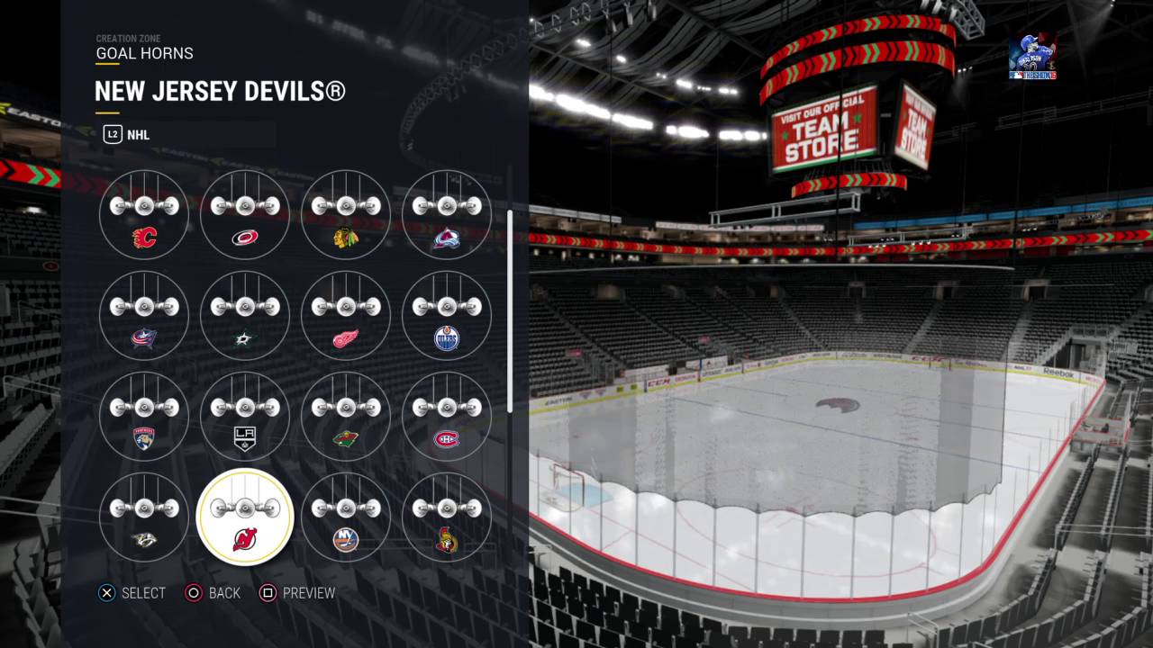 NHL 17 - All Goal Horns