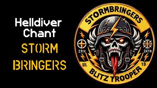 stormbringers - helldiver dive chant | democratic battle cry & beat | helldivers 2