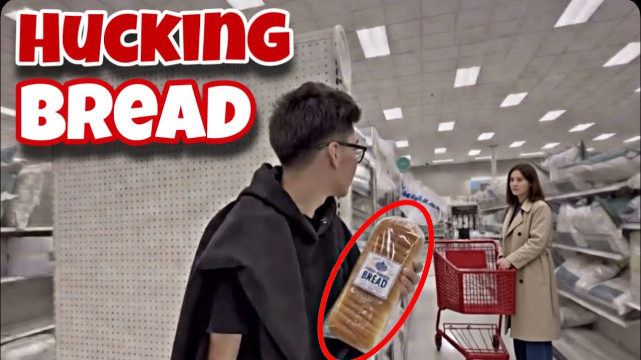Throwing Bread into Carts Prank! (This was a disaster)