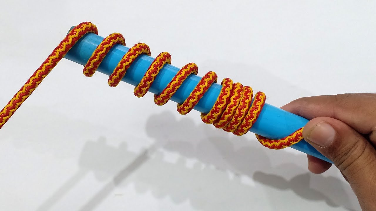 Antiskid positioning knot very useful and practical rope knot