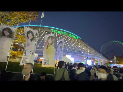 乃木坂46 真夏の全国ツアー2021 FINAL! 東京ドーム公演 会場の様子（夜）