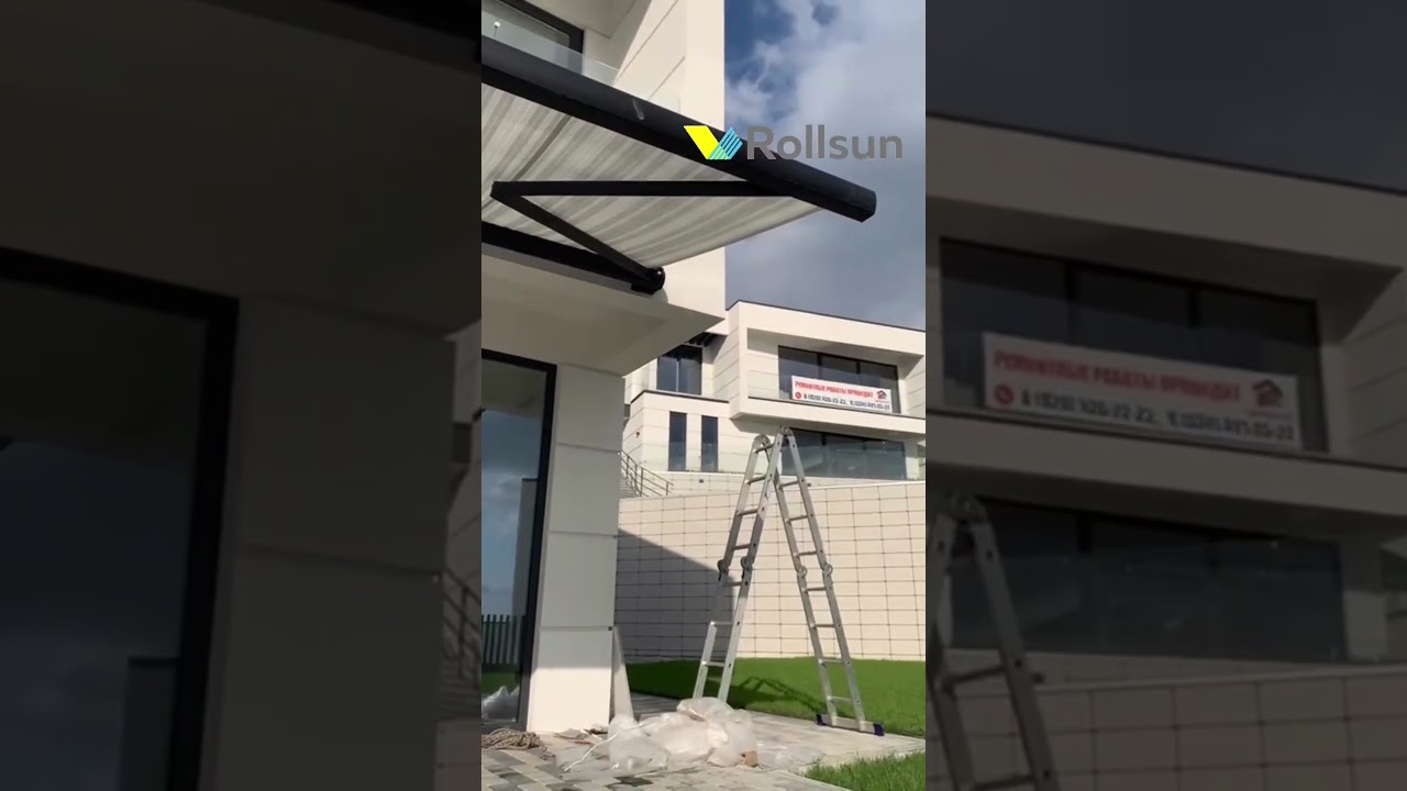 Маркиза закрытого (кассетного) типа для веранд, террас, беседок, патио🔥