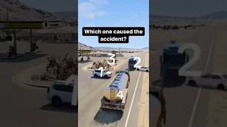 Which Driver Caused This 4-Vehicle Crash? 😳🚗💥🚛 #viral #shorts #fyp