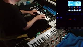Korg Microkorg 2 Synthesizer And Sequential Fourm custom presets and fun