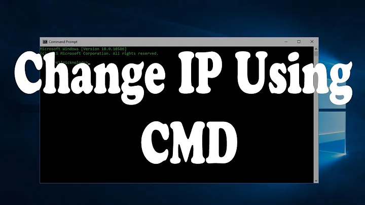 How To Assign IP Address Using CMD in WIndows 10